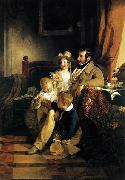 Friedrich von Amerling Rudolf von Arthaber with his Children oil painting artist